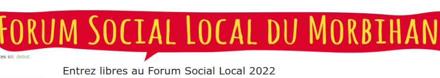 Le Forum Social Local du Morbihan ouvre ses portes ce week-end