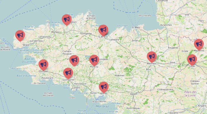 RAFU – Les mobilisations du 7 octobre en Bretagne – journée nationale de résistances aux fermes-usines